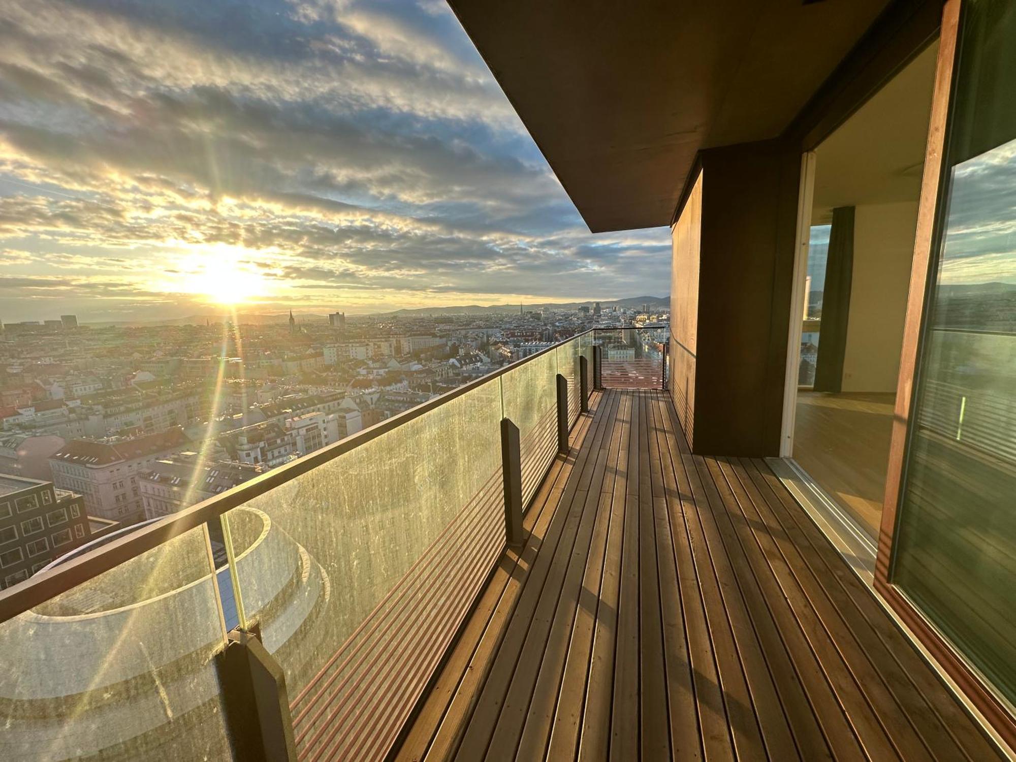 Panorama Sky Apartment I Rooftop Pool I Metro Station Vienne Extérieur photo